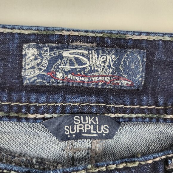 Silver Jeans Women's Dark Blue Jeans - Picture 4 of 10